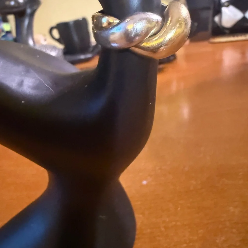 Gold Twisted Knot Ring - Picture 6 of 13